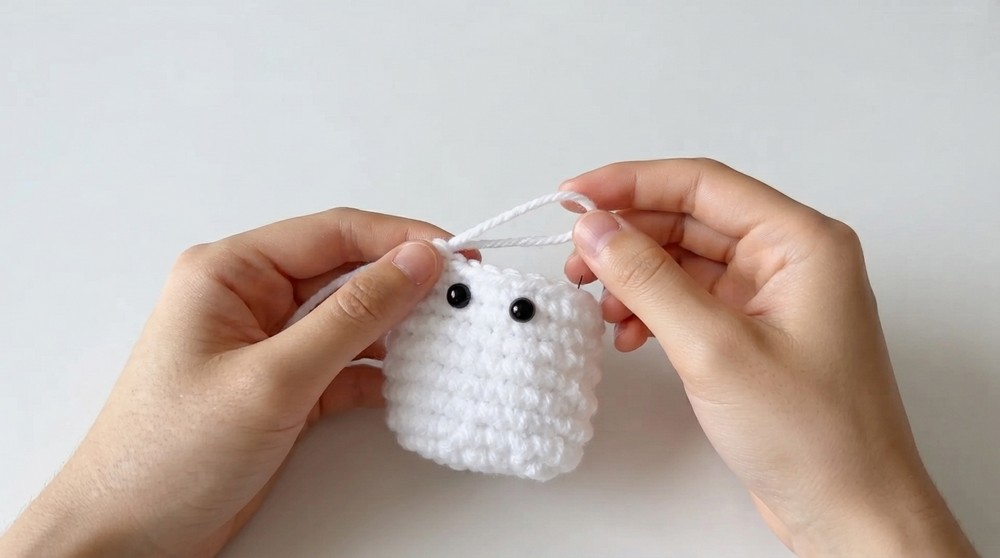 Onigiri Rice Ball Amigurumi Quick Tutorial 5
