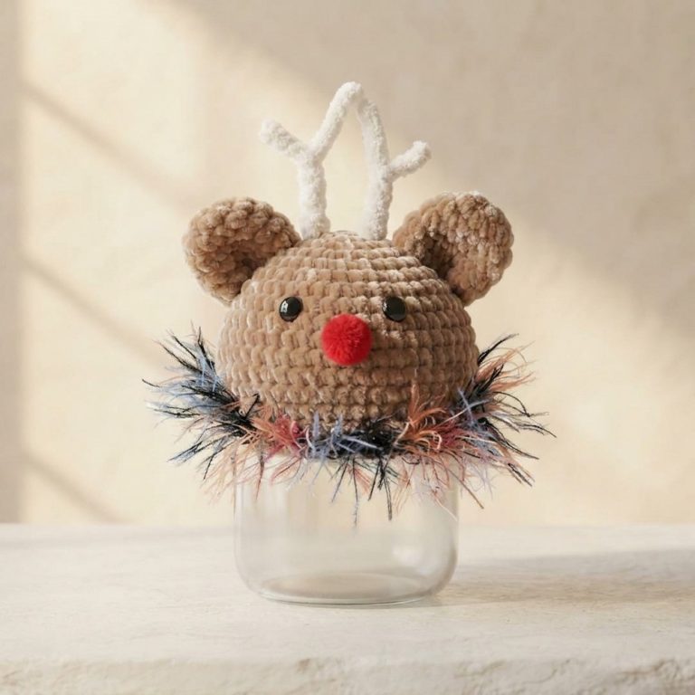 REINDEER HAT FOR DOLLS 9