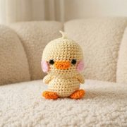 TUTORIAL ON HOW TO KNIT A DUCK AMIGURUMI FOR BEGINNERS HOW TO KNIT A CROCHET DOLL 10