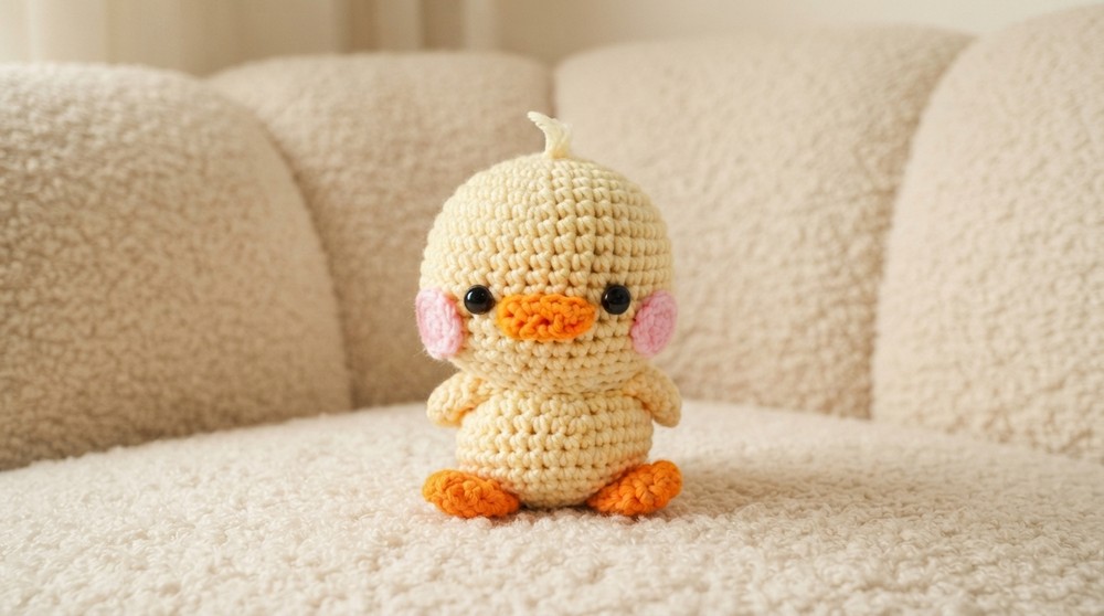 TUTORIAL ON HOW TO KNIT A DUCK AMIGURUMI FOR BEGINNERS HOW TO KNIT A CROCHET DOLL 2