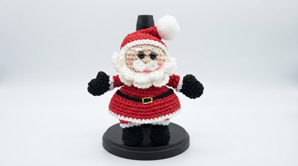 How To Crochet Crocheted Santa Claus Amigurumi (2)