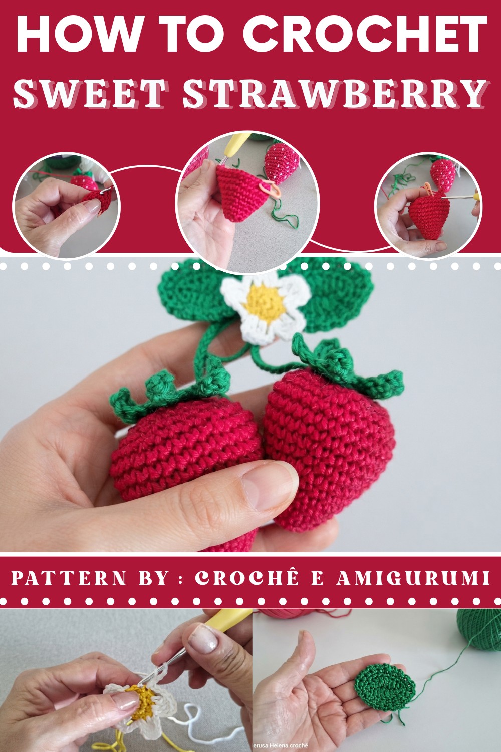 How To Crochet Sweet Strawberry (1)