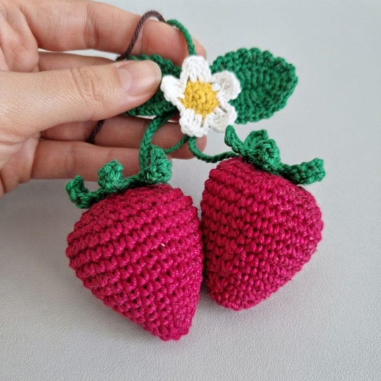 How To Crochet Sweet Strawberry 11