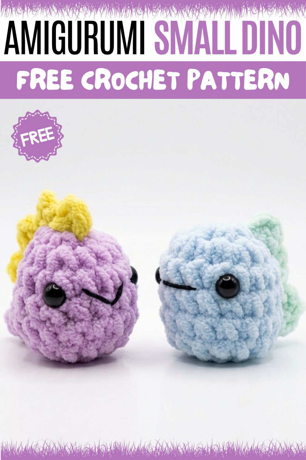 Crochet Amigurumi Small Dino Pattern