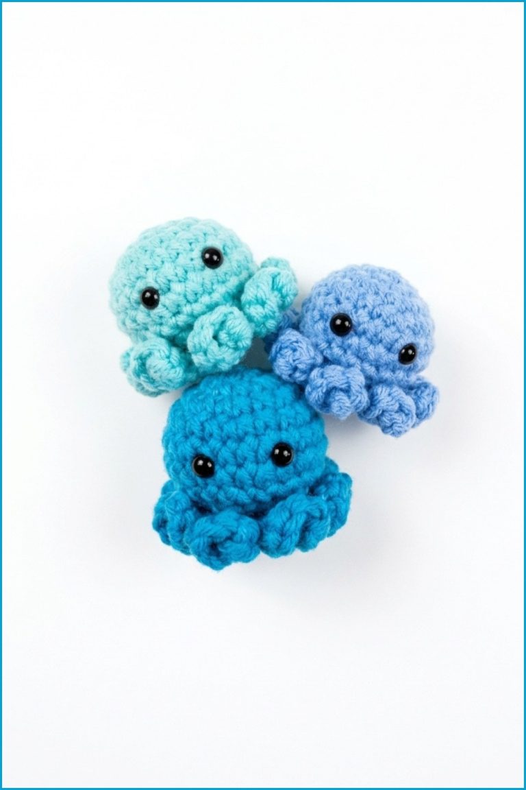 Crochet Amigurumi Baby Octopus Pattern 6