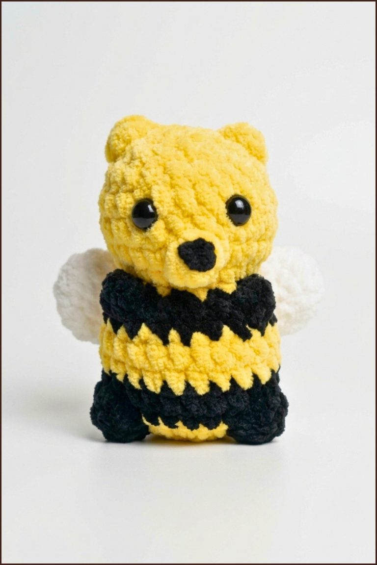Crochet Amigurumi Bee Bear Pattern 6