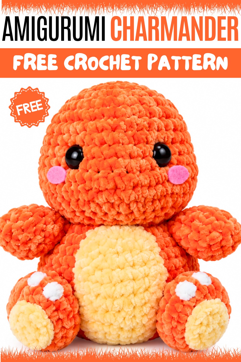 Crochet Amigurumi Charmander Pattern