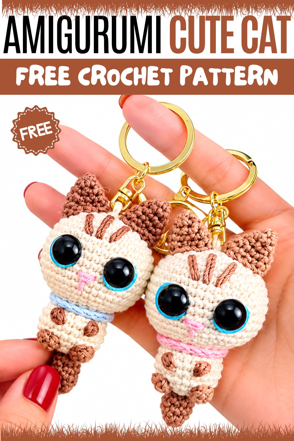 Crochet Amigurumi Cute Cat Pattern