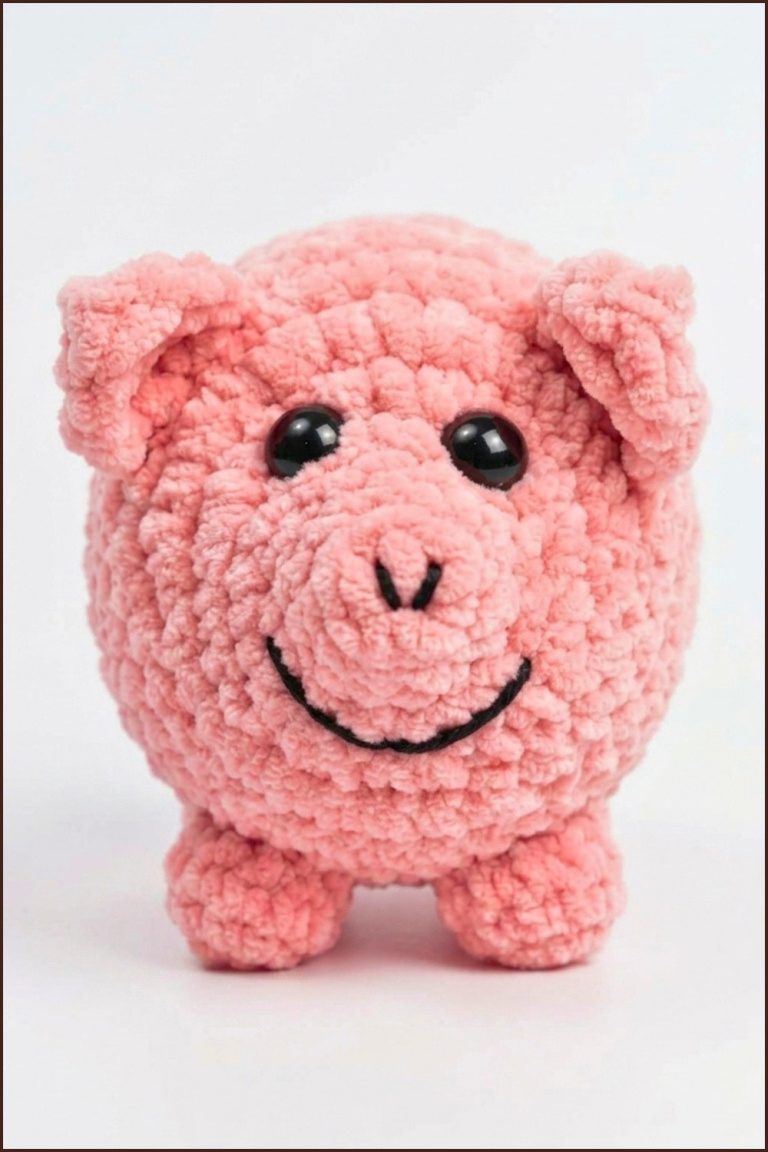 Crochet Amigurumi Cute Pig Pattern 6