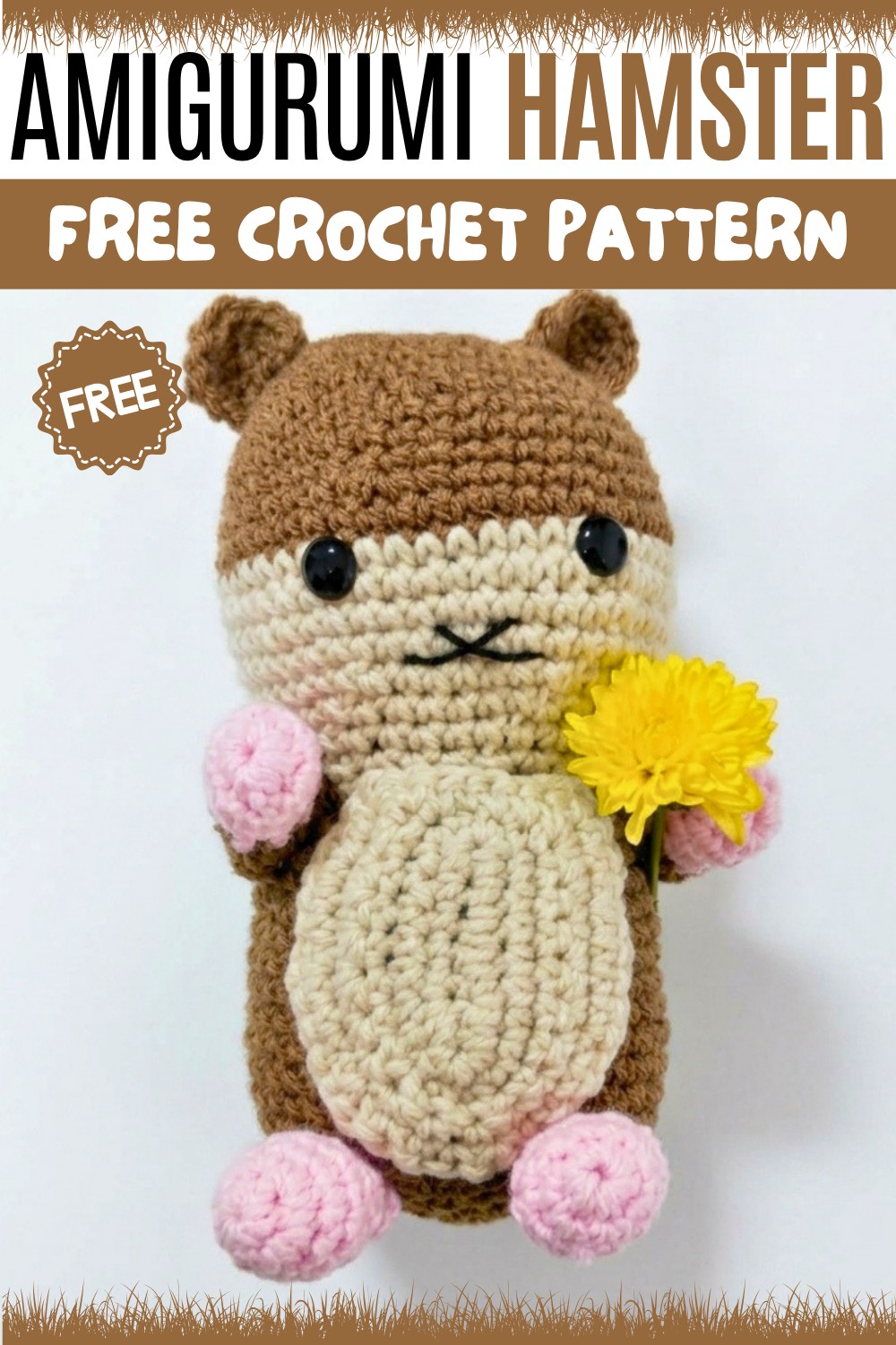 Crochet Amigurumi Hamster Pattern