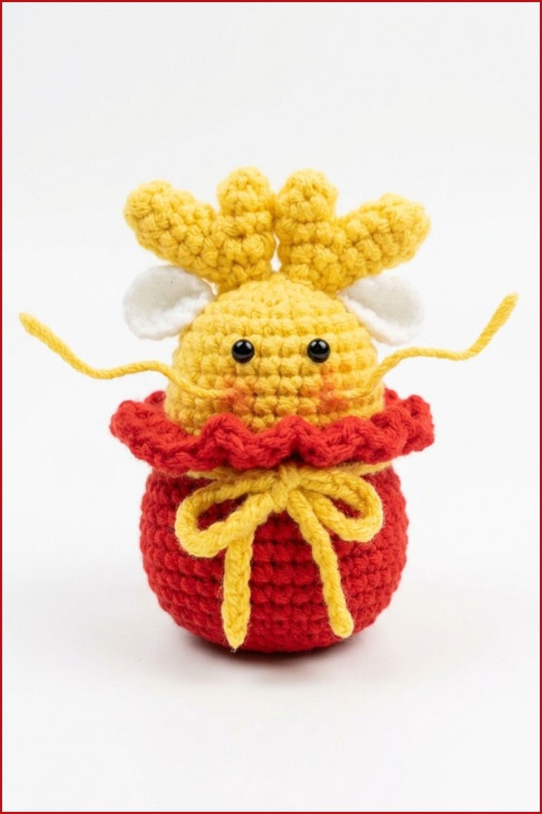 Crochet Amigurumi Lucky Money Bag Pattern 6
