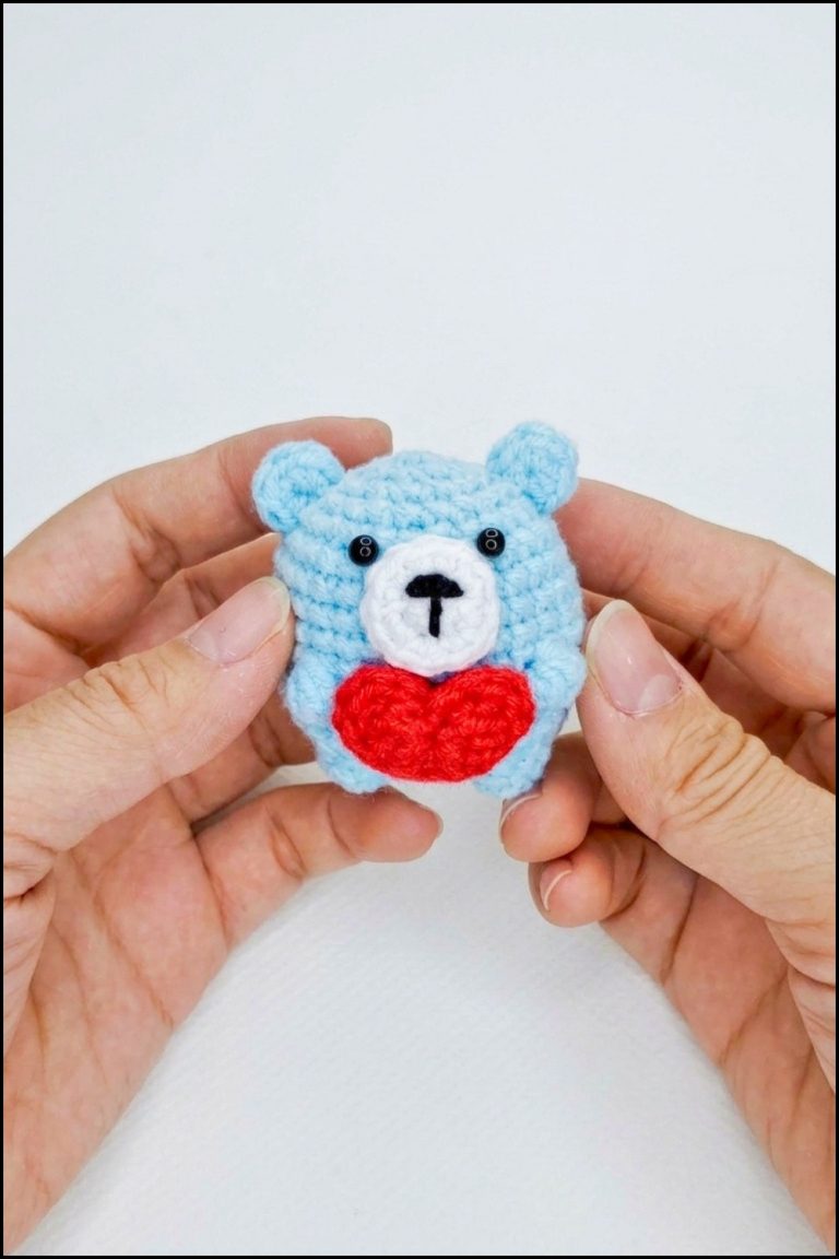 Crochet Amigurumi Mini Bear Pattern 6