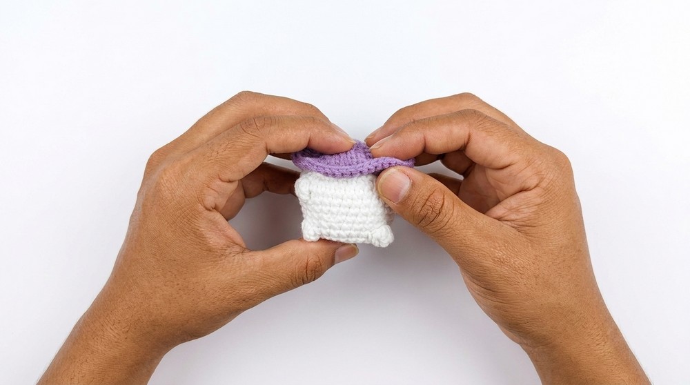 Crochet Amigurumi Mushroom Hat Pattern 4