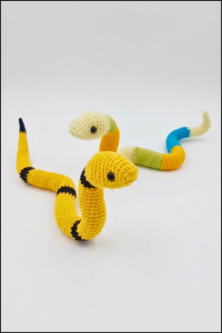 Crochet Amigurumi Plush Snake Pattern 6