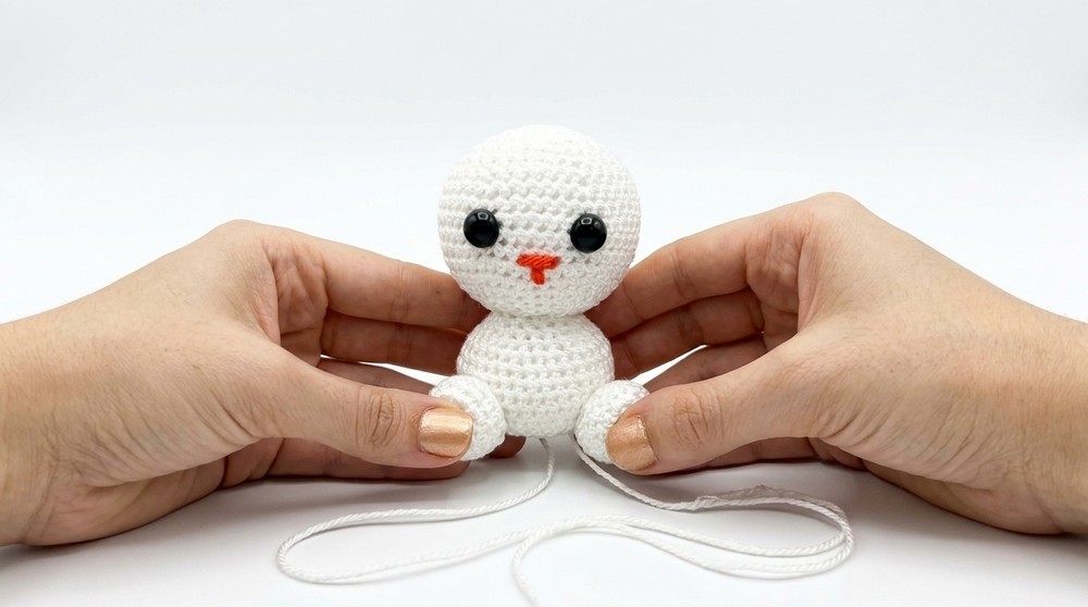 Crochet Amigurumi Rabbit Heart Carrot Pattern 3