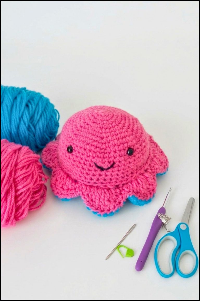 Crochet Amigurumi Reversible Octopus Pattern 6