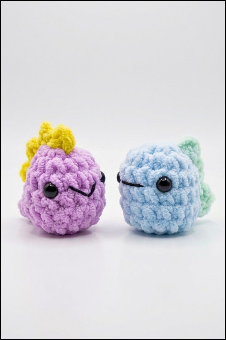 Crochet Amigurumi Small Dino Pattern 6