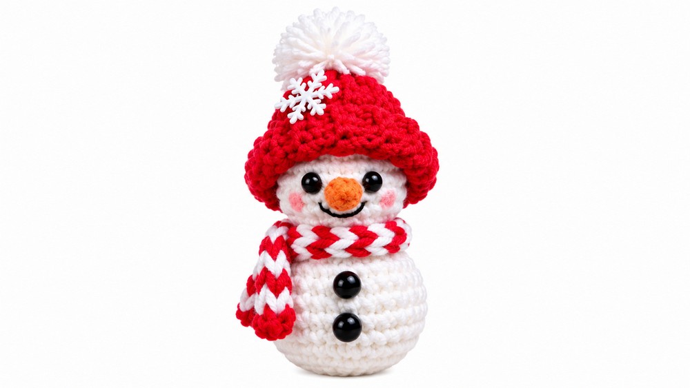 Crochet Amigurumi Snowman Pattern 5