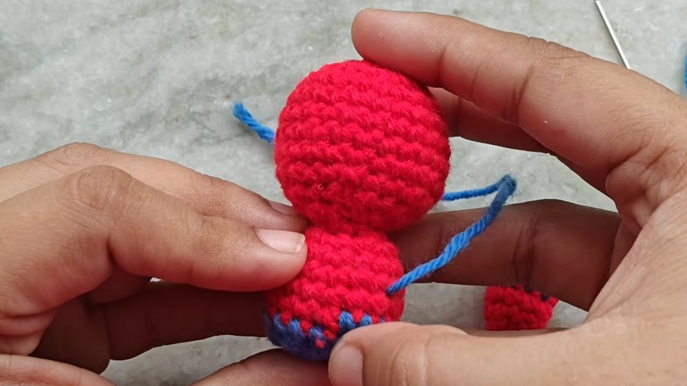 Crochet Amigurumi Spider-man Pattern 3