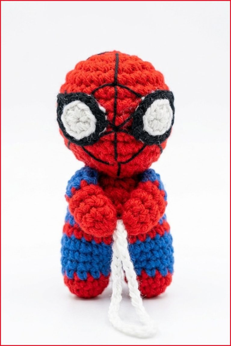 Crochet Amigurumi Spider-man Pattern 6