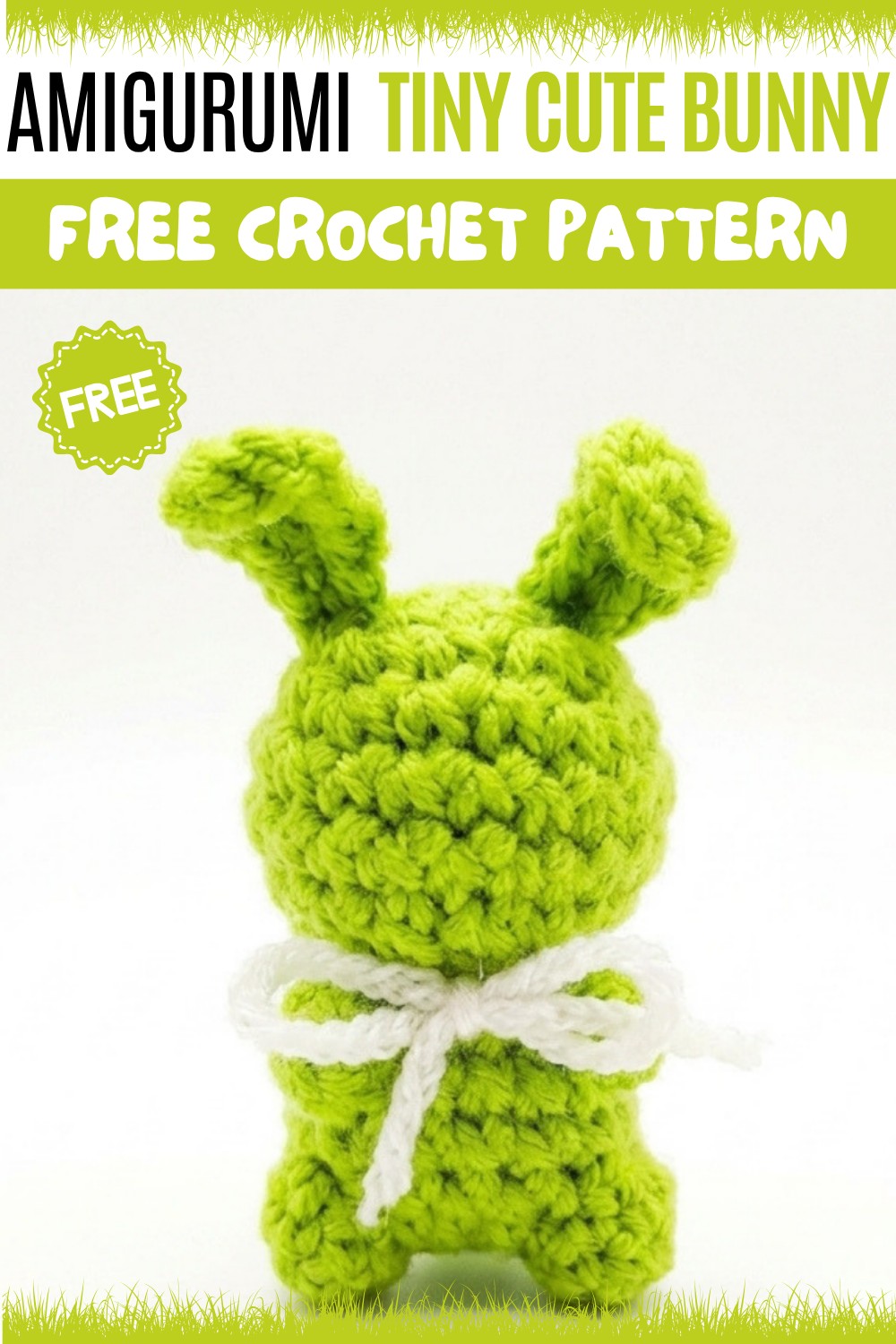 Crochet Amigurumi Tiny Cute Bunny Pattern