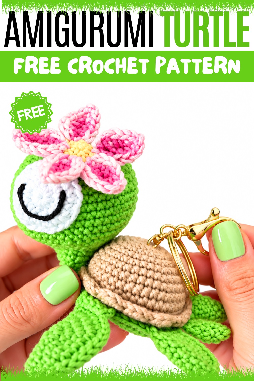 Crochet Amigurumi Turtle Pattern