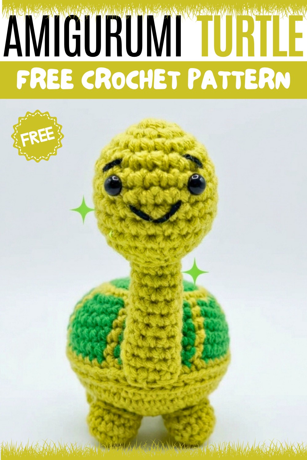 Crochet Amigurumi Turtle Pattern