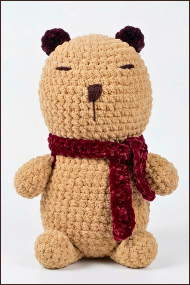 Crochet Large Capibar Pattern 6