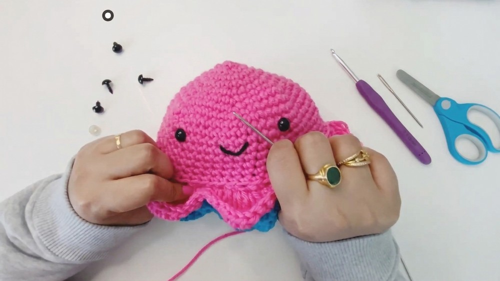 Crochet Amigurumi Reversible Octopus Pattern 4