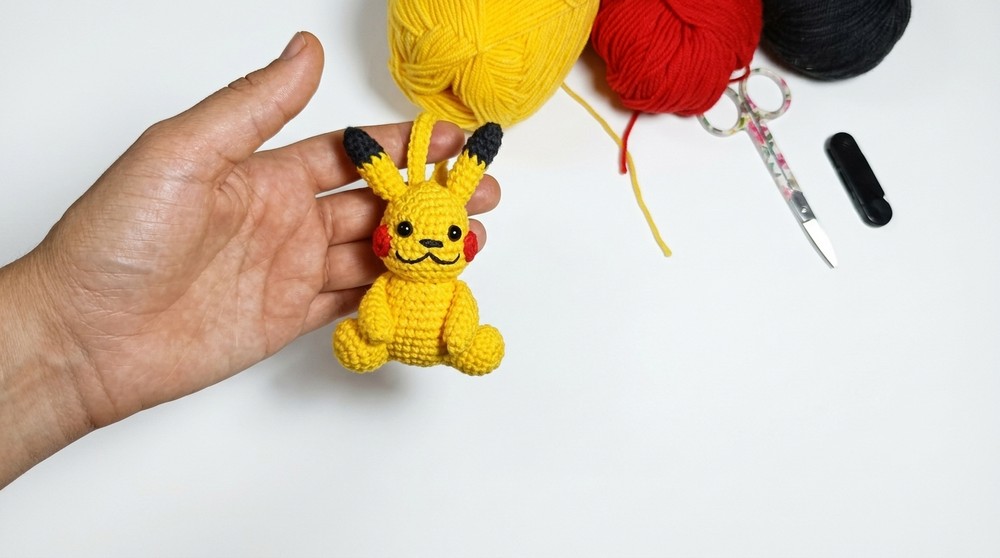 Crochet Amigurumi pikachu Pattern 5