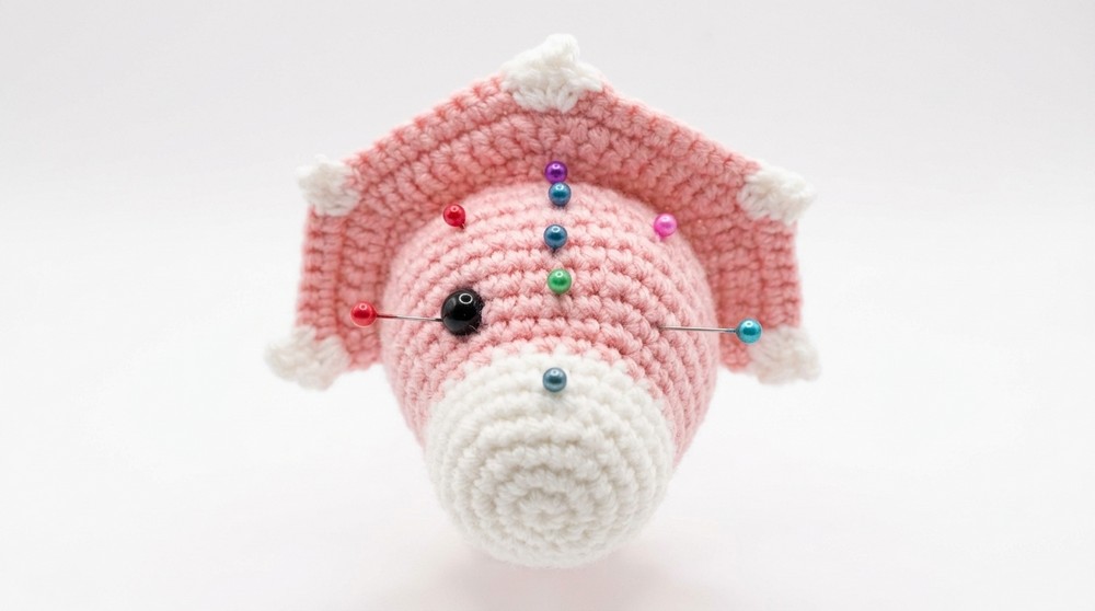 Crochet Amigurumi Triceratops Pattern 4