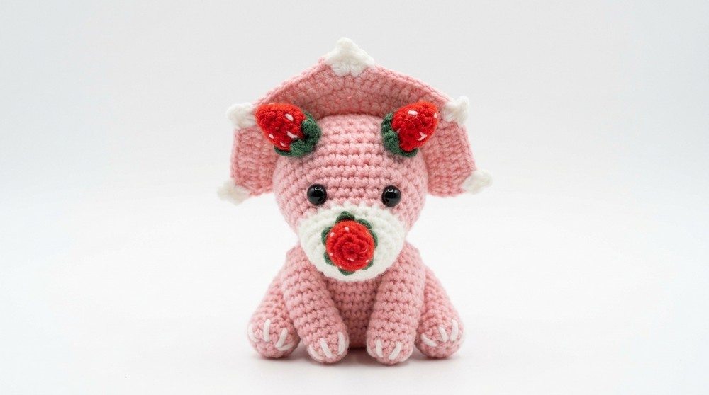 Crochet Amigurumi Triceratops Pattern 5