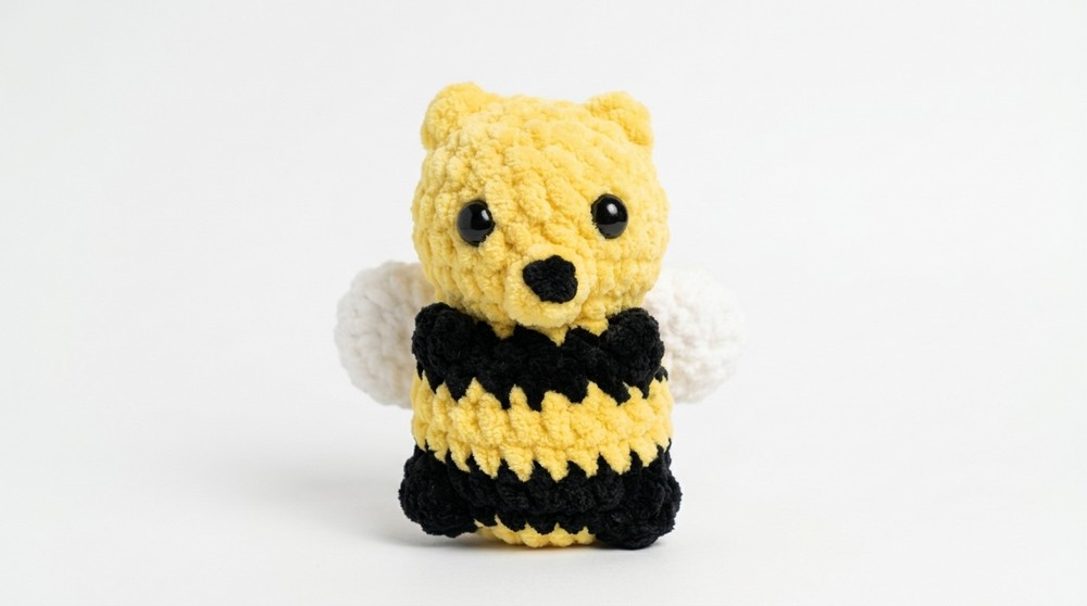 Crochet Amigurumi Bee Bear Pattern 5