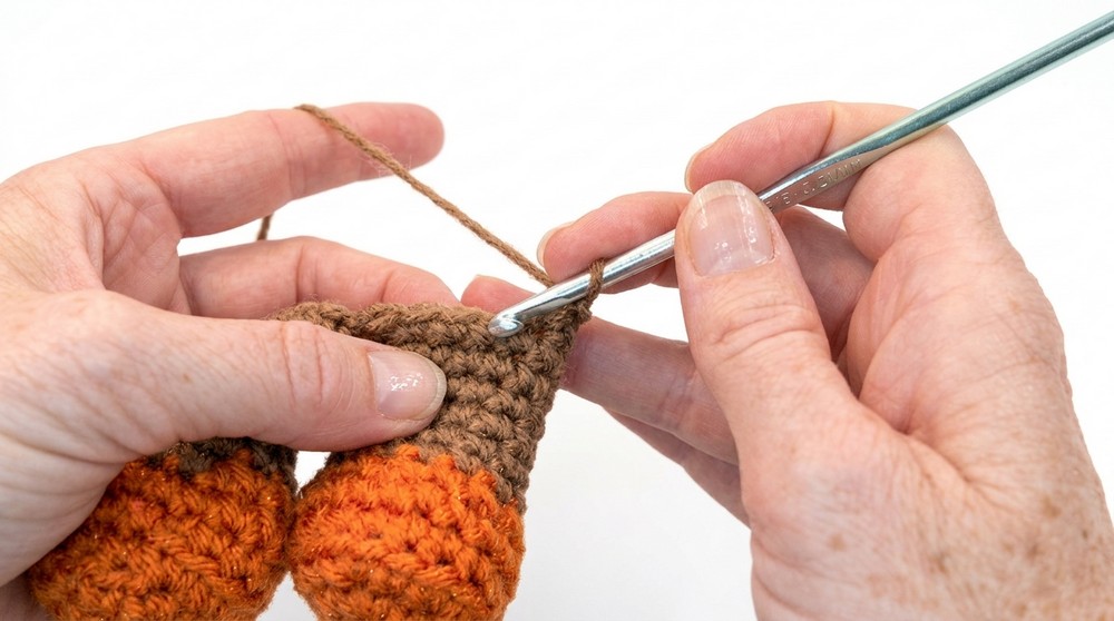 Crochet Amigurumi Pumpkin Man Pattern 2