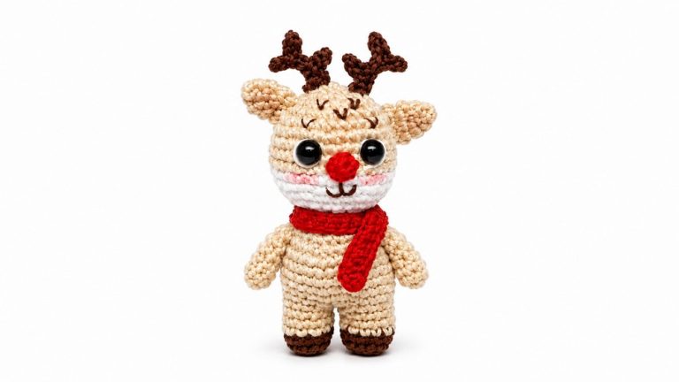 Crochet Amigurumi Reindeer Pattern 5