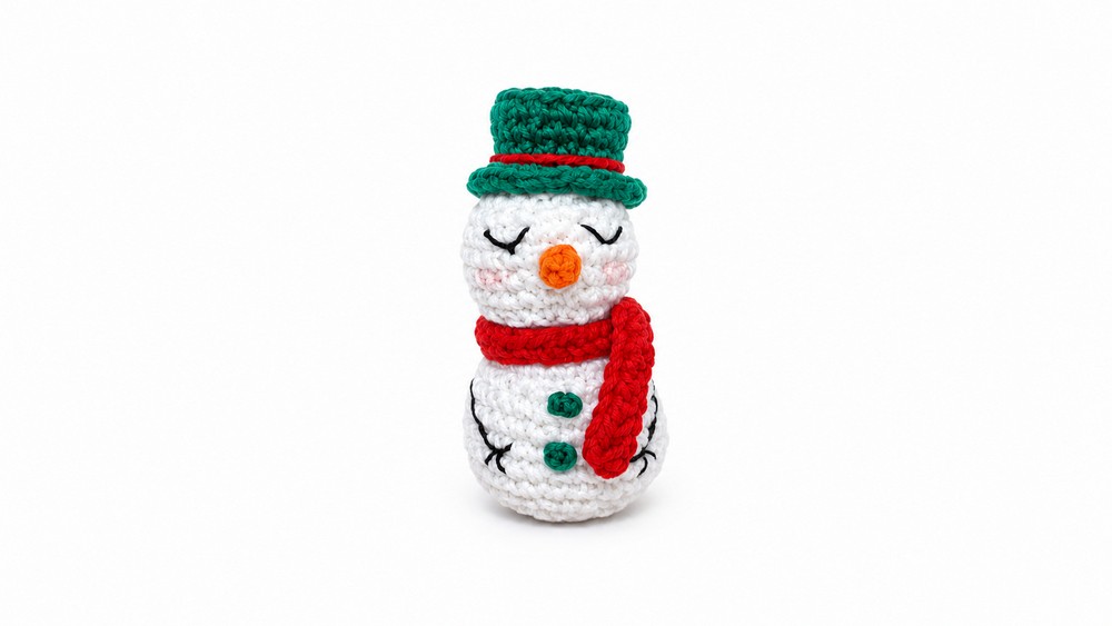 Crochet Amigurumi Snowman Pattern 5
