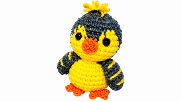 Crochet Amigurumi Baby Bird Pattern 5