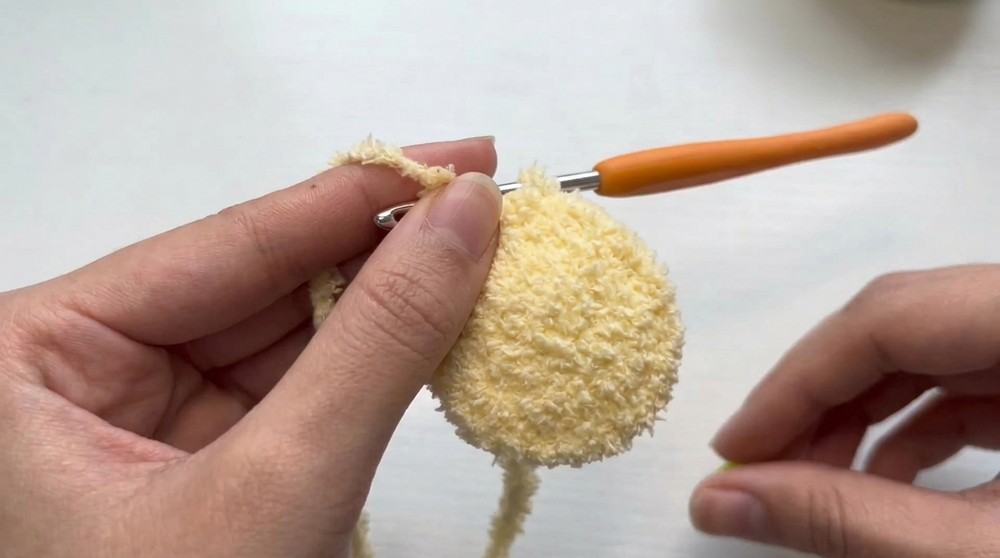Crochet Amigurumi Chick With Frog Hat Pattern 1