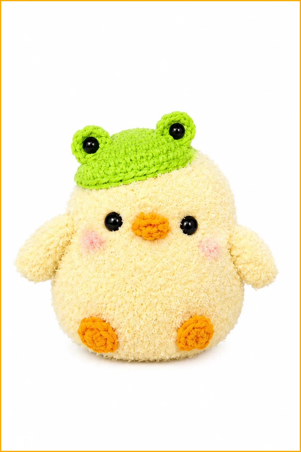 Crochet Amigurumi Chick With Frog Hat Pattern 6