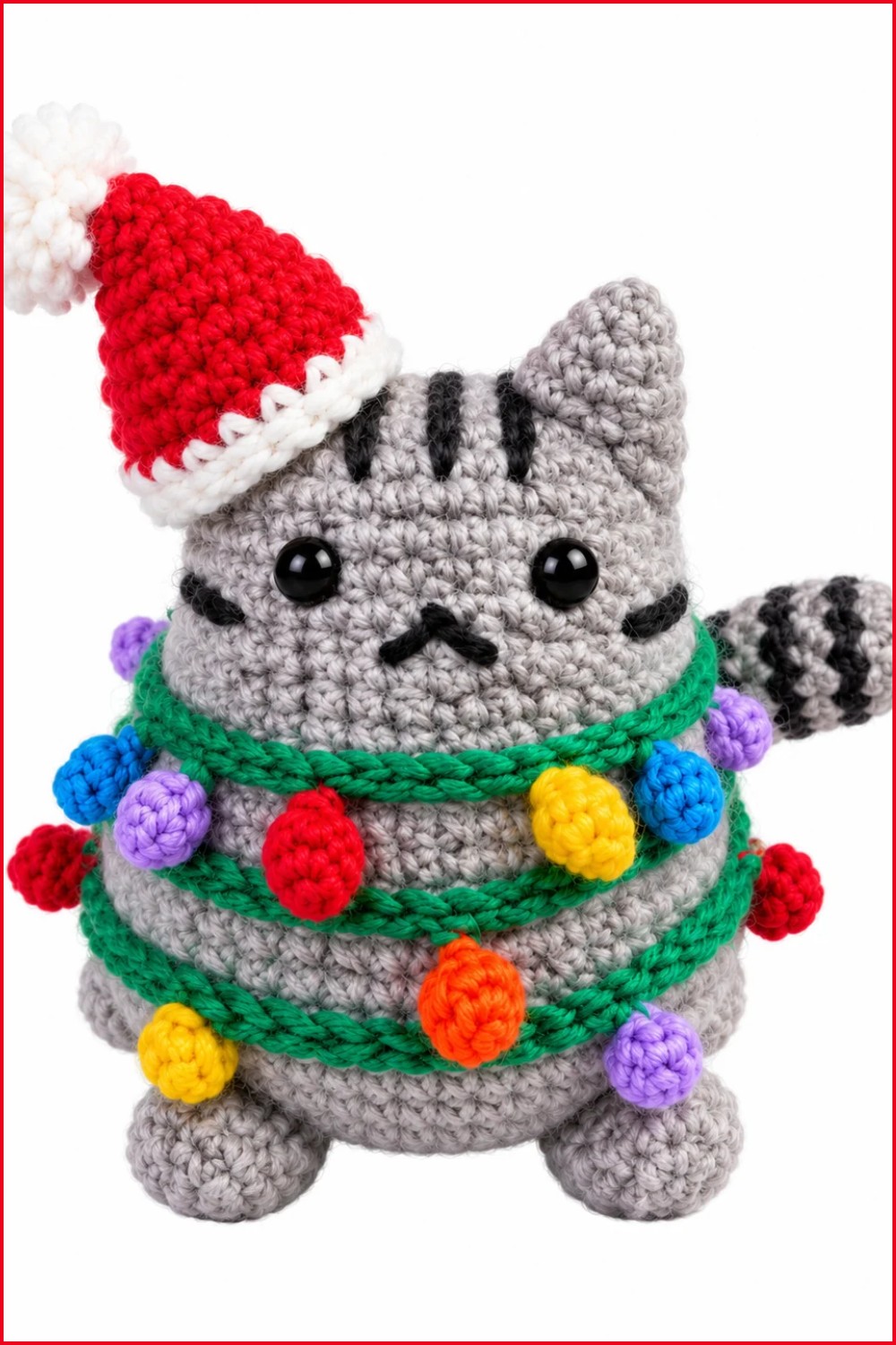 Crochet Amigurumi Christmas Cat Pattern 6