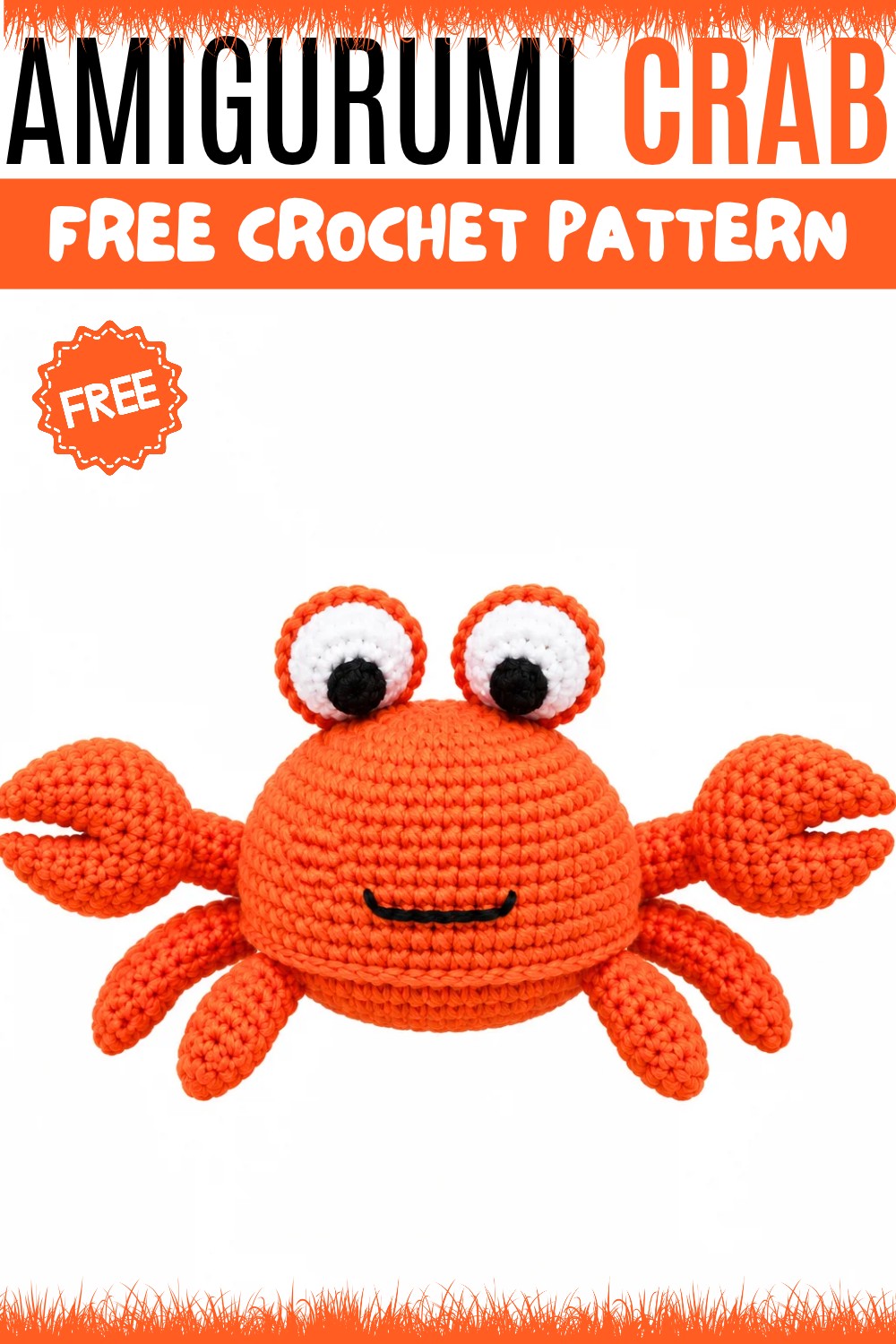 Crochet Amigurumi Crab Pattern