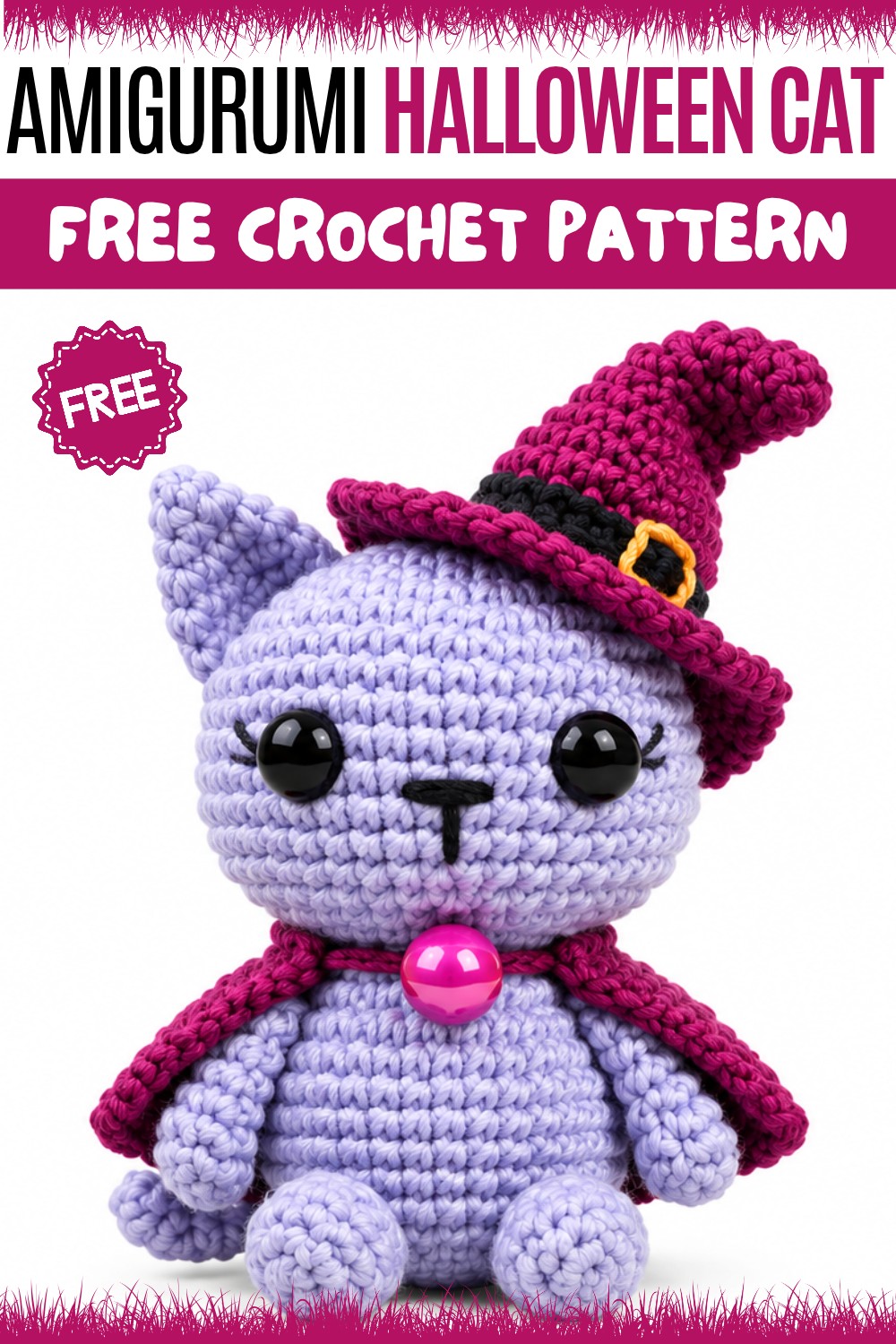 Crochet Amigurumi Halloween Cat Pattern