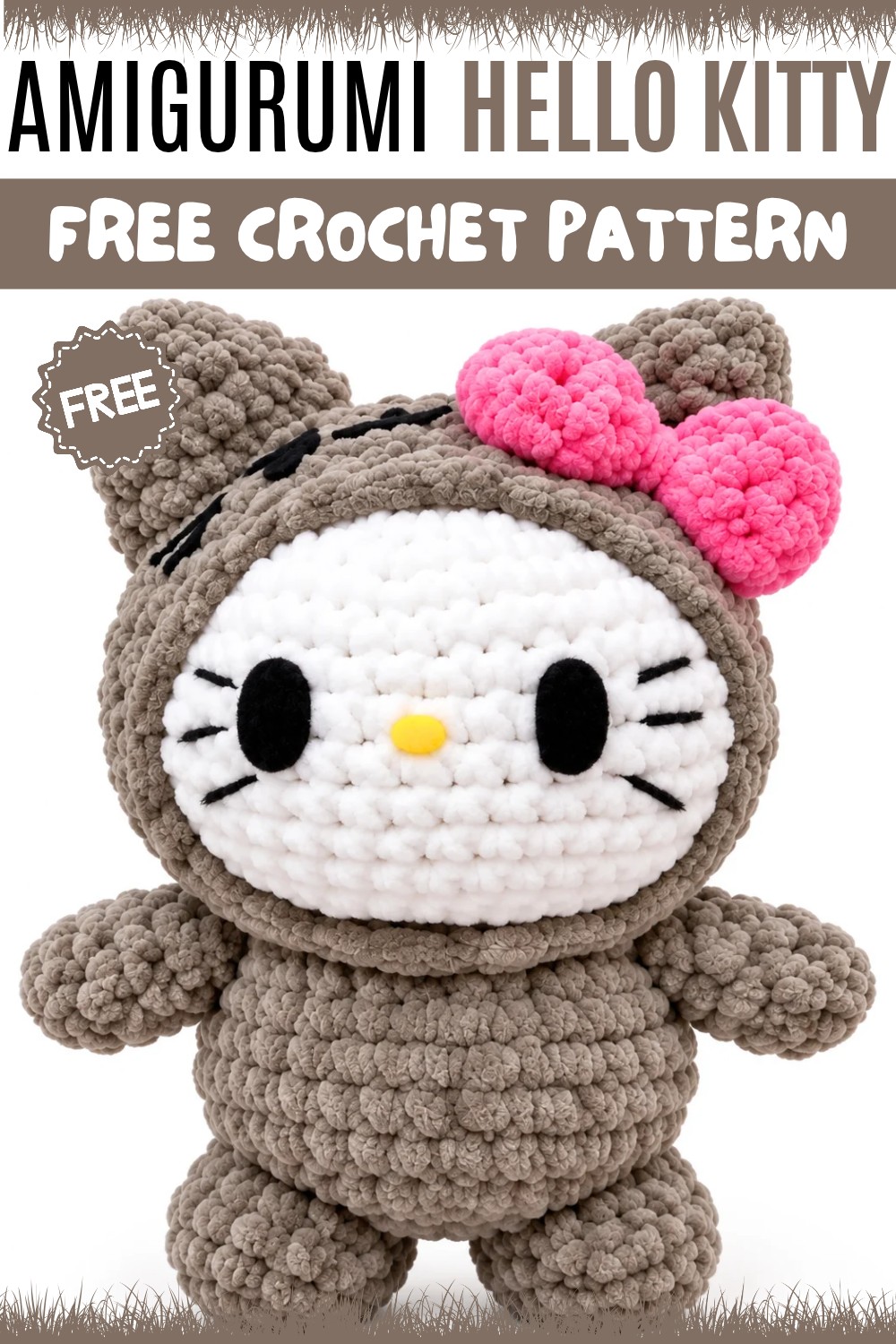 Crochet Amigurumi Hello Kitty Pattern