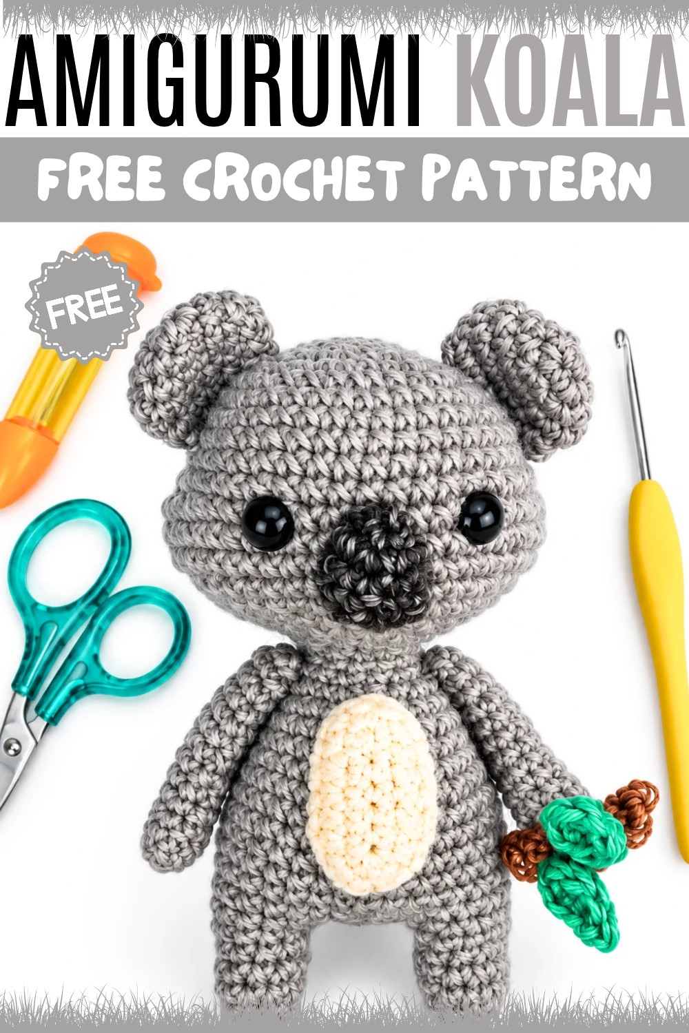 Crochet Amigurumi Koala Pattern