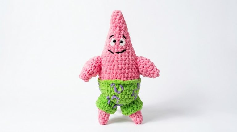 Crochet Amigurumi Patrick Star Pattern 5