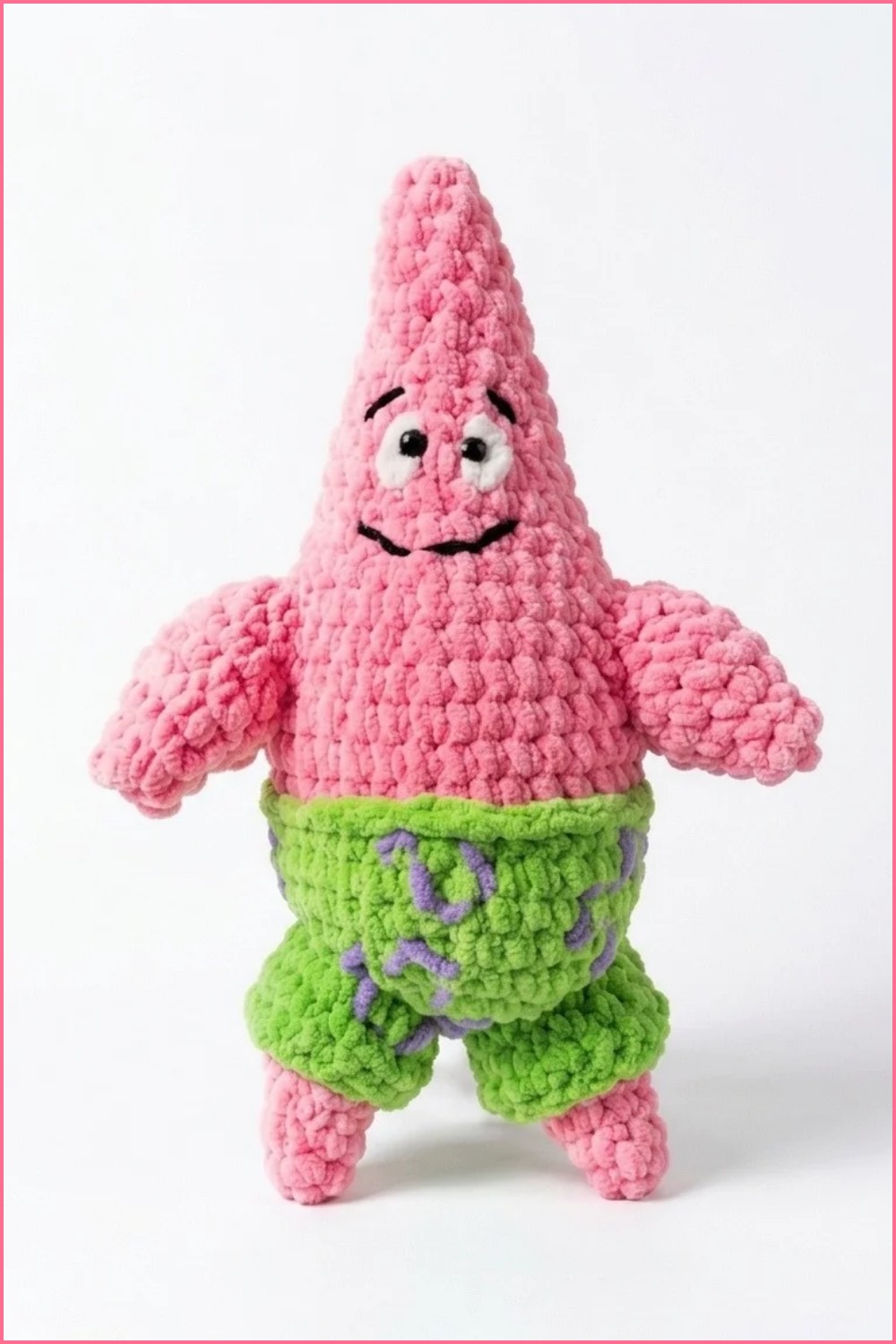 Crochet Amigurumi Patrick Star Pattern 6