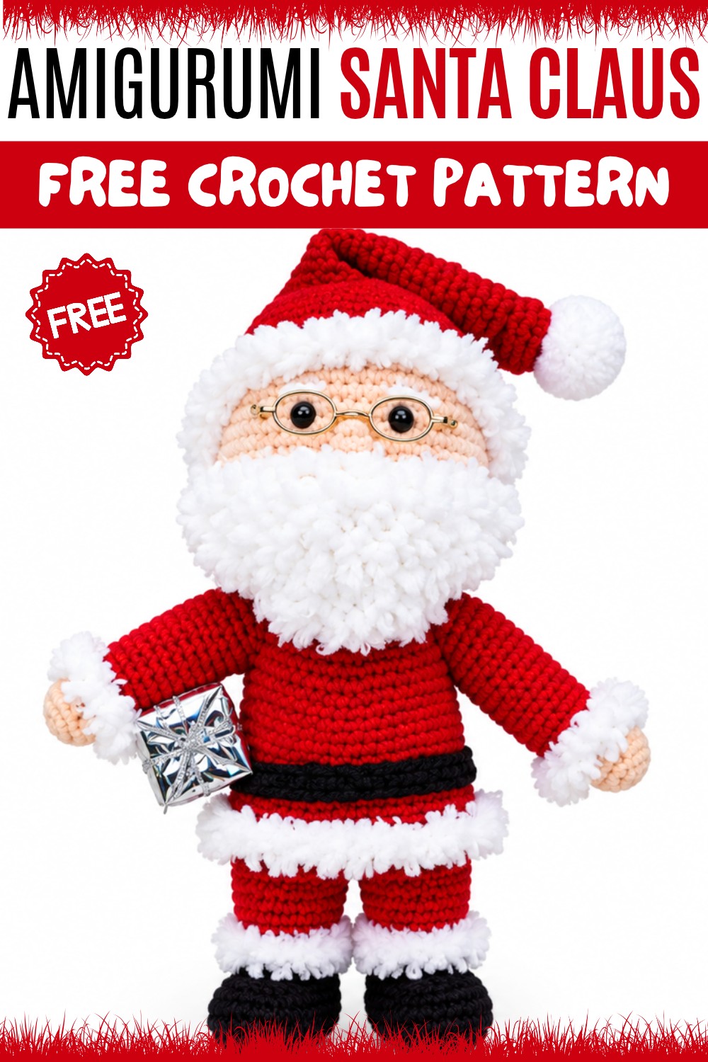 Crochet Amigurumi Santa Claus Pattern
