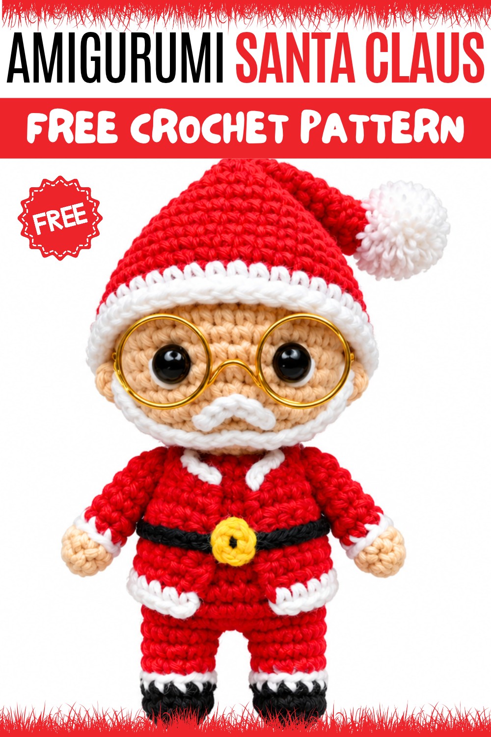 Crochet Amigurumi Santa Claus PatternCrochet Amigurumi Santa Claus Pattern