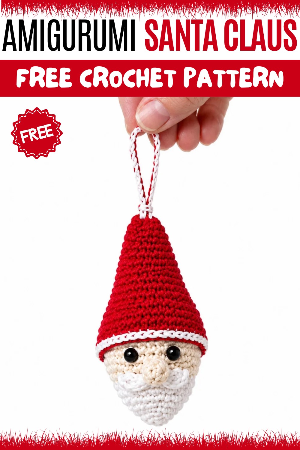 Crochet Amigurumi Santa Claus Pattern