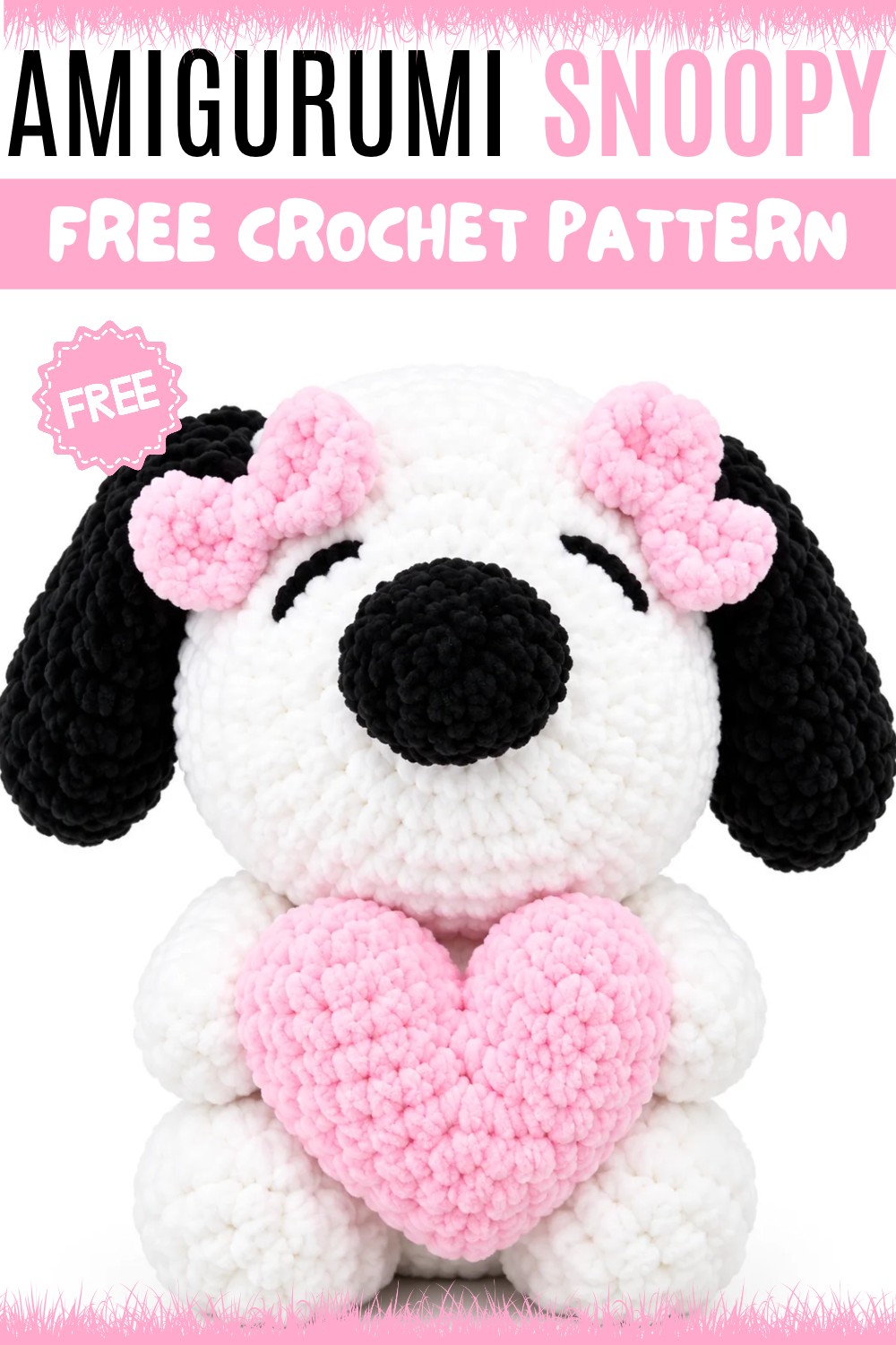 Crochet Amigurumi Snoopy Pattern